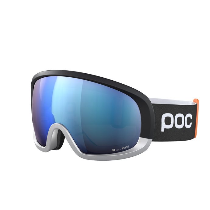 POC Fovea Mid Race Uranium Black/Argentite Silver/Partly Sunny Blue