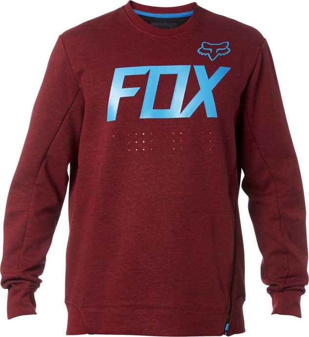 FOX Krank Tech Crew Fleece Cranberry