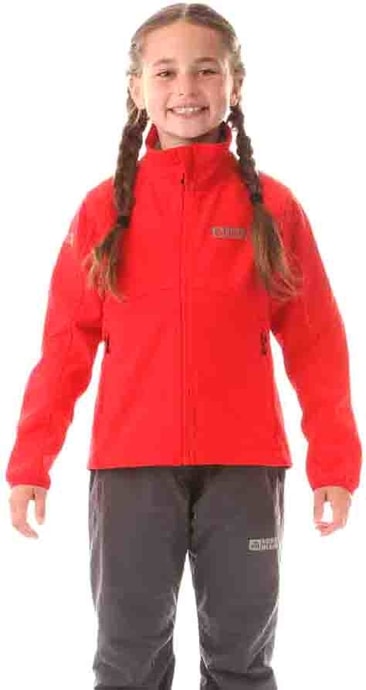 NORDBLANC NBWSK5914S ADOPT červená - Dětská softshellová bunda