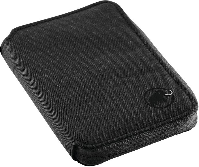 MAMMUT Zip Wallet Mélange, black