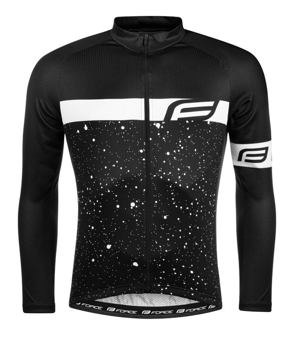 FORCE SPRAY long sleeve, black and white
