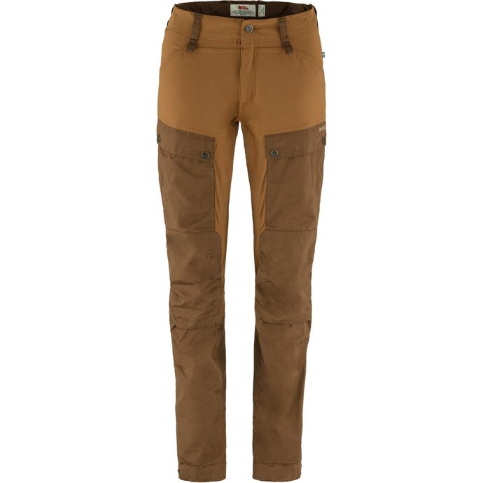 FJÄLLRÄVEN Keb Trousers W Reg Timber Brown-Chestnut