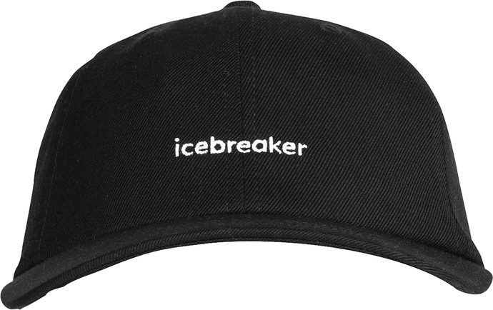 ICEBREAKER U Icebreaker 6 Panel Hat BLACK
