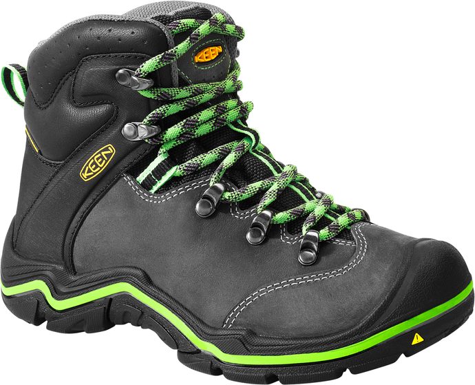 KEEN TORINO MID WP JR magnet/green - dětské trekové boty akce