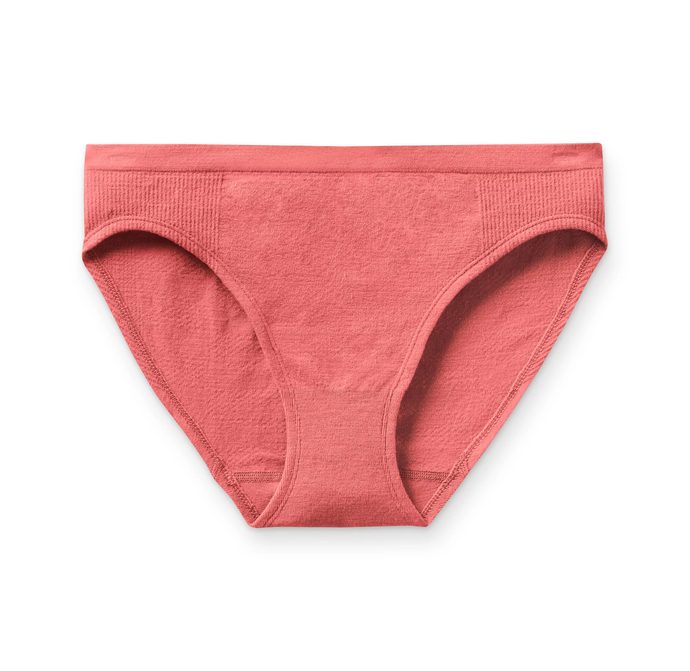 SMARTWOOL W SEAMLESS BIKINI BOXED, tea rose