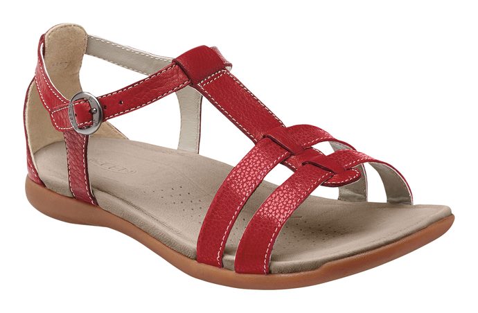 KEEN ROSE CITY T-STRAP W red dahlia - dámské sandály