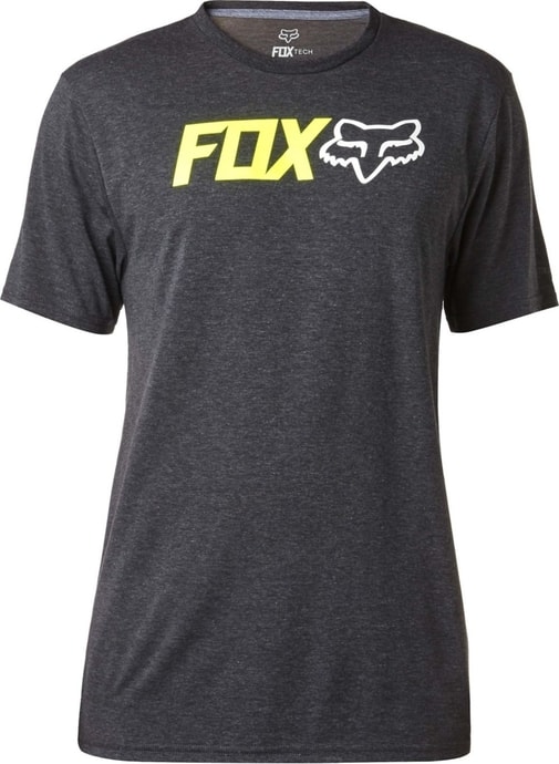 FOX Obsessed Ss Tech Tee Heather Black