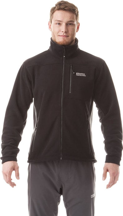 NORDBLANC NBWFM5880 KEY crystal black - men's fleece hoodie action