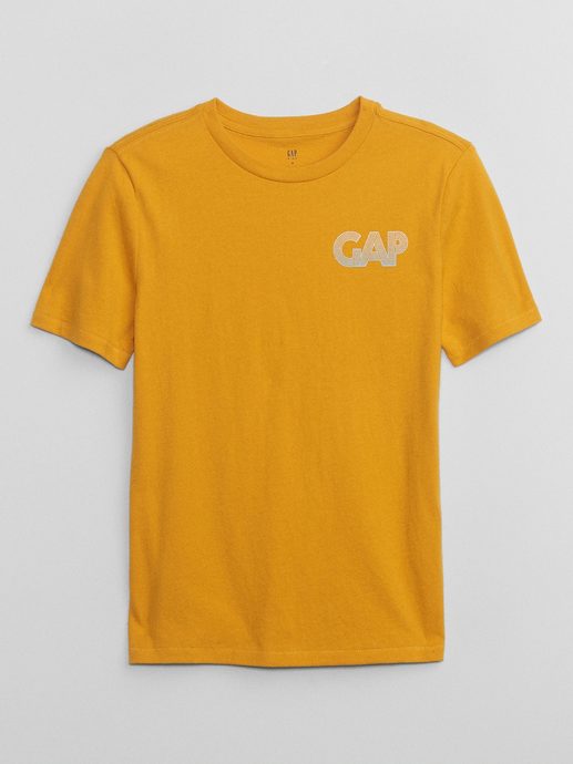 GAP 602589-06 Dětské tričko s potiskem Žlutá