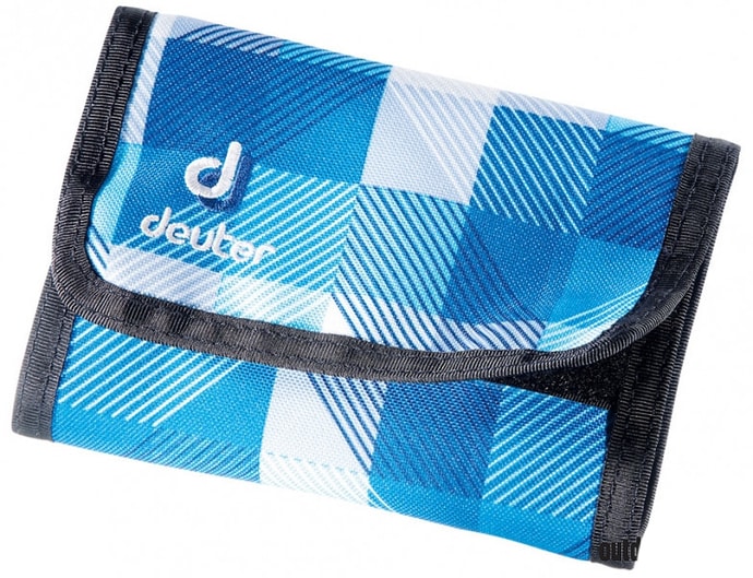 DEUTER Wallet blue/arrowcheck - peněženka