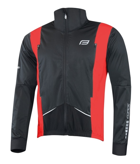 FORCE X58 men's non-fleece, black and red