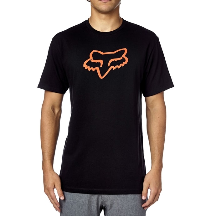 FOX Legacy Foxhead Black/Orange - tričko