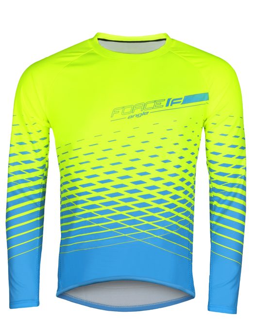 FORCE MTB ANGLE dl. sleeve, fluo-blue