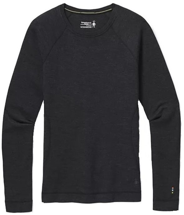 SMARTWOOL W CLASSIC THERMAL MERINO BL CREW BOXED, charcoal heather