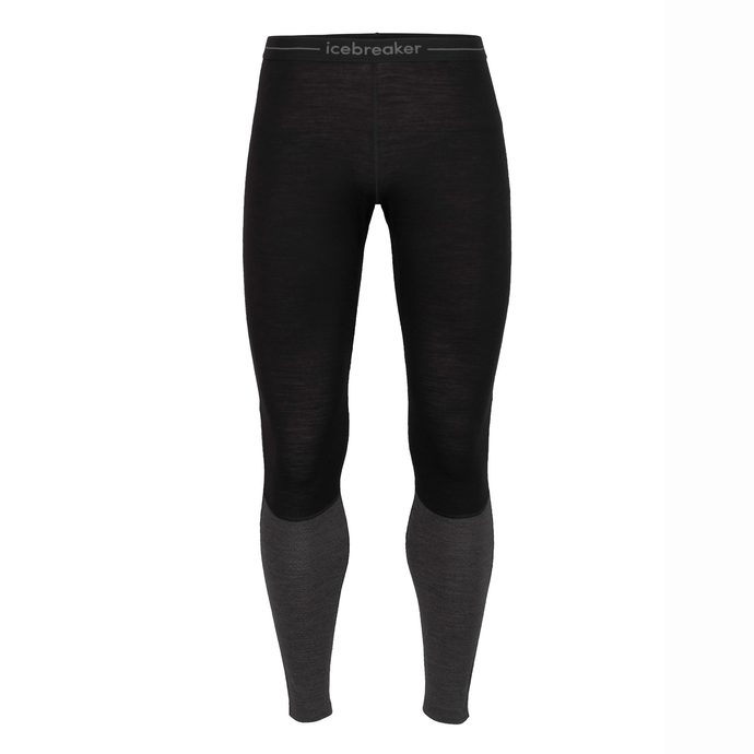 ICEBREAKER M ZoneKnit 200 Leggings BLACK/JET HTHR/CB