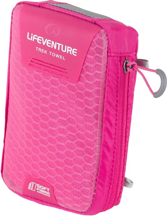 LIFEVENTURE SoftFibre Trek Towel Advance pink Large