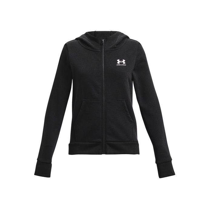 UNDER ARMOUR Rival Fleece LU FZ Hoodie, Black