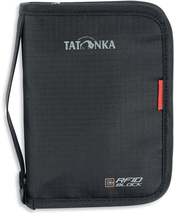 TATONKA Travel Zip M RFID B, black - peněženka