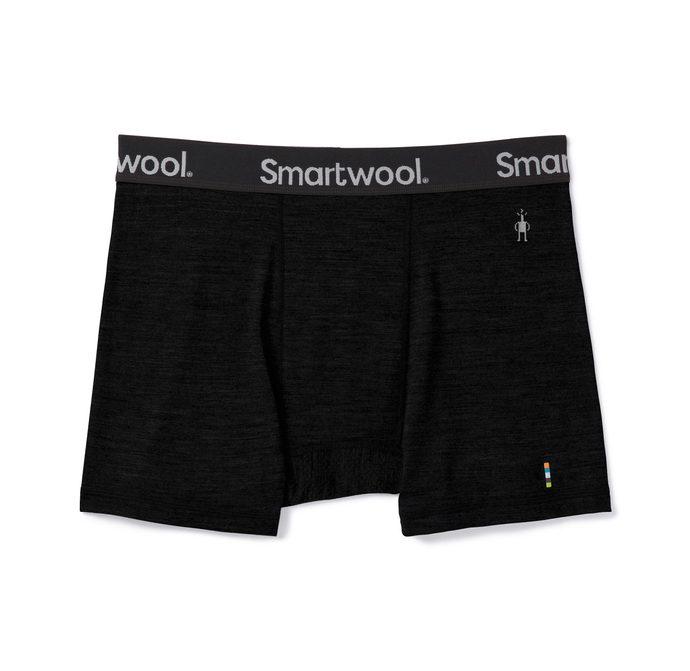 SMARTWOOL M MERINO SPORT 150 BOXER BRIEF BOXED, black