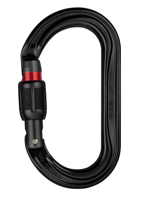 PETZL OK SCREW LOCK ČERNÁ