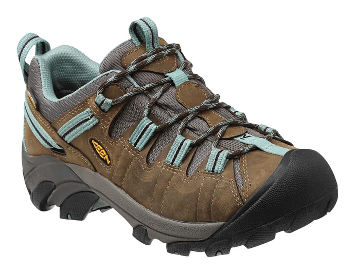 KEEN Targhee II WP black olive/mineral blue - dámské trekingové boty akce