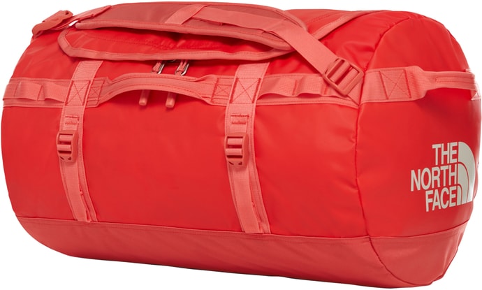 THE NORTH FACE BASE CAMP DUFFEL S 50 L, JUICY RED/SPICED CORAL