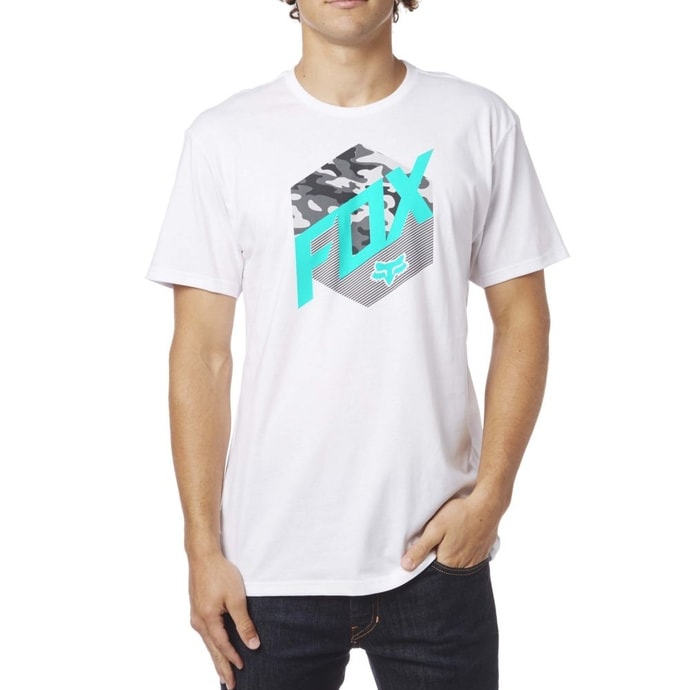 FOX Kasted Ss Tee, optic white akce