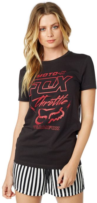 FOX Throttle maniac ss crew tee Heather Graphite