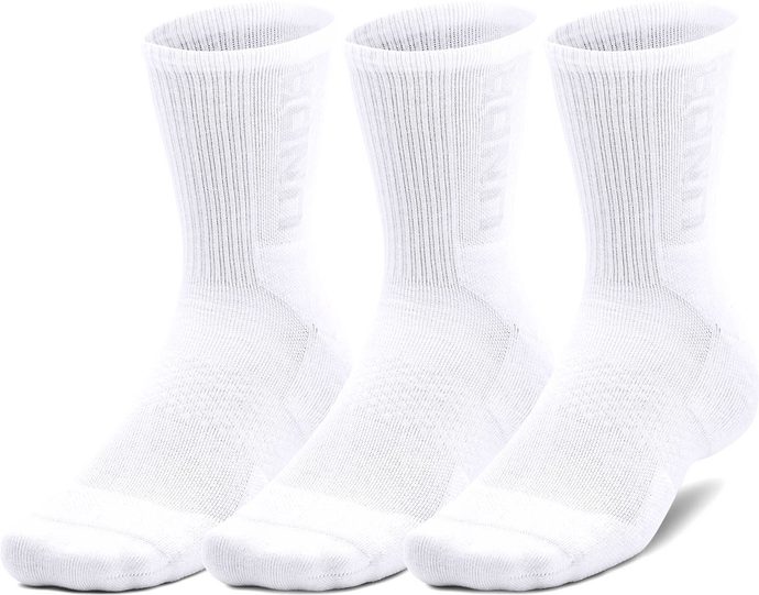  UA 3-Maker 3pk Mid-Crew-WHT - socks - UNDER ARMOUR - 16.62  € - outdoorové oblečení a vybavení shop