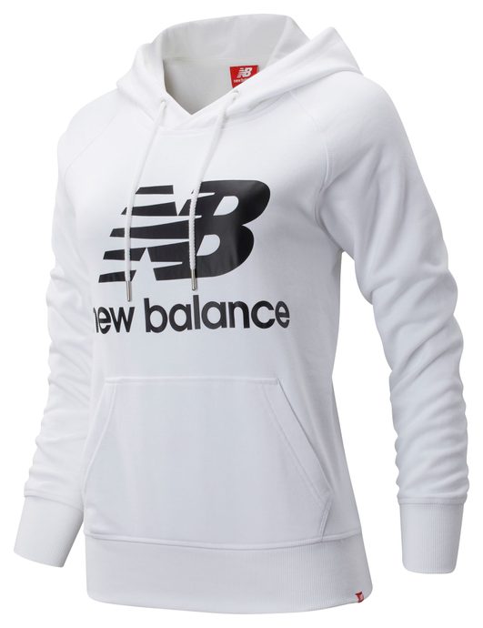 NEW BALANCE WT91523WK - ESSE PO HOODIE white