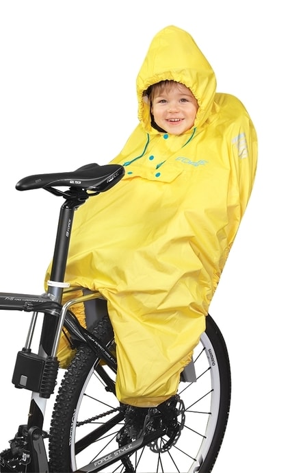 FORCE poncho na dítě v sedačce žluté
