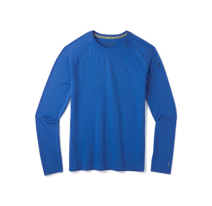 SMARTWOOL M MERINO 150 BASELAYER LS, light alpine blue