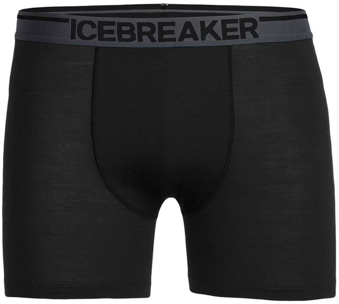 ICEBREAKER M Anatomica Boxers BLACK