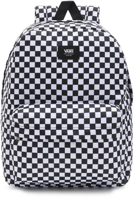 VANS MN OLD SKOOL CHECK BACKPACK 22, BLACK-WHITE