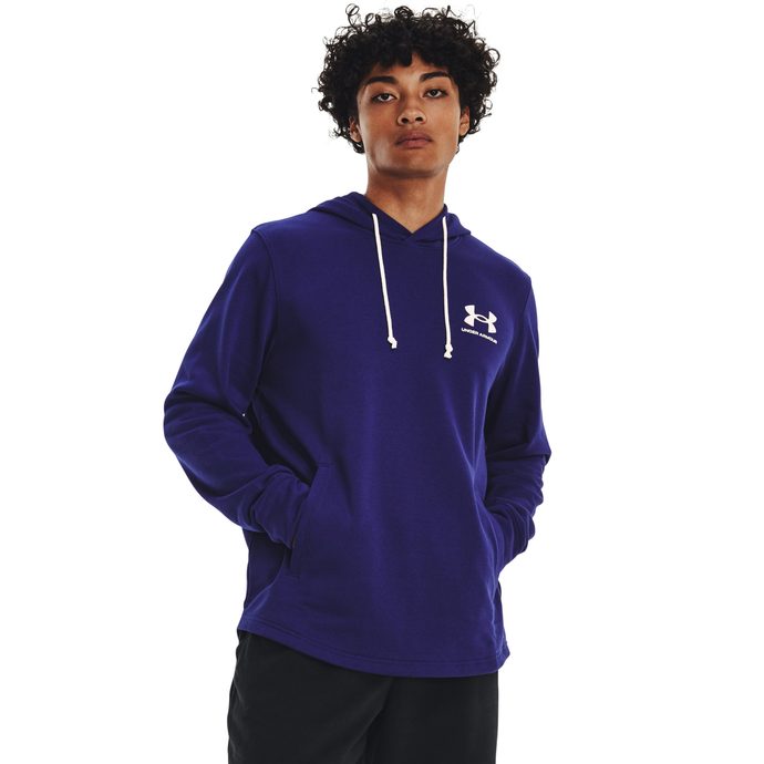  UA Rival Terry LC HD, Blue - men's sweatshirt - UNDER ARMOUR  - 41.43 € - outdoorové oblečení a vybavení shop