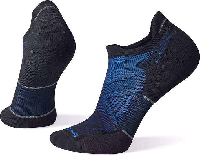 SMARTWOOL RUN TARGETED CUSHIONOW ANKLE SOCKS black