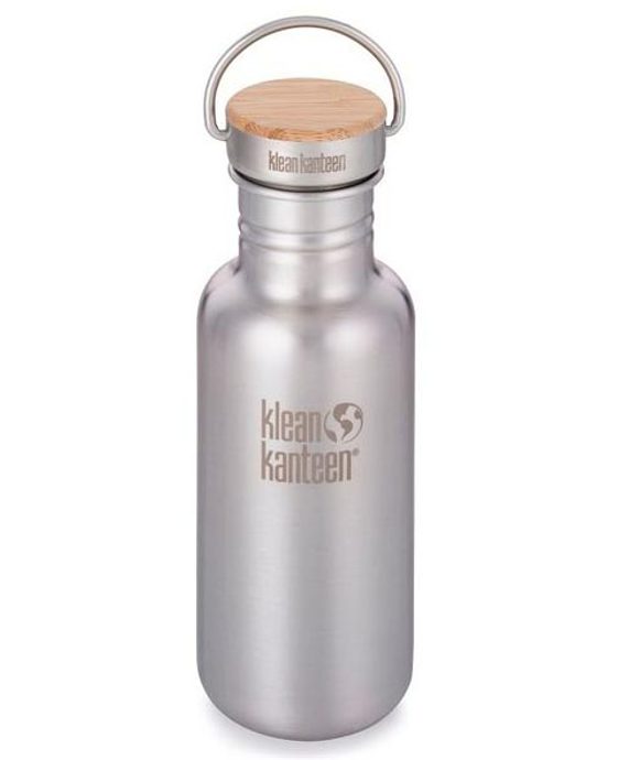 KLEAN KANTEEN Reflect w/Bamboo CVap 532 ml, brushed stainless