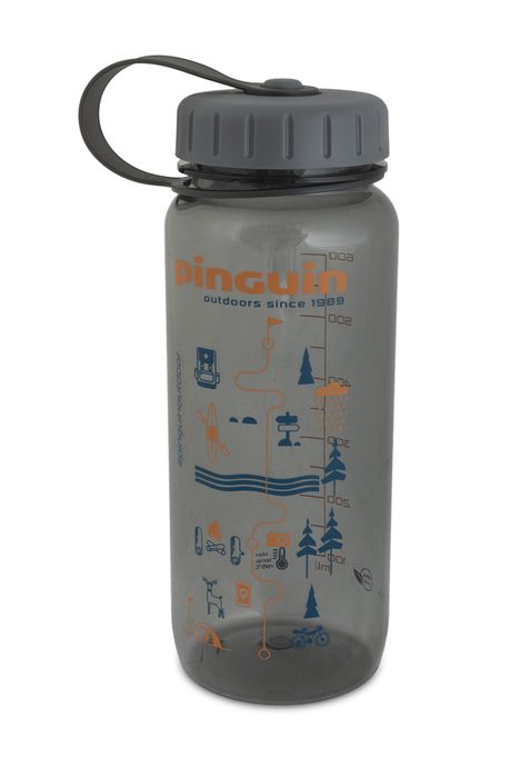 PINGUIN Tritan Slim Bottle 0.65L Grey