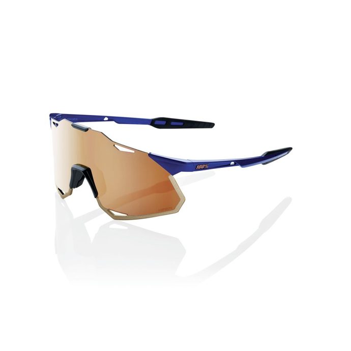 100% HYPERCRAFT XS, Gloss Cobalt Blue - HiPER Copper Mirror Lens