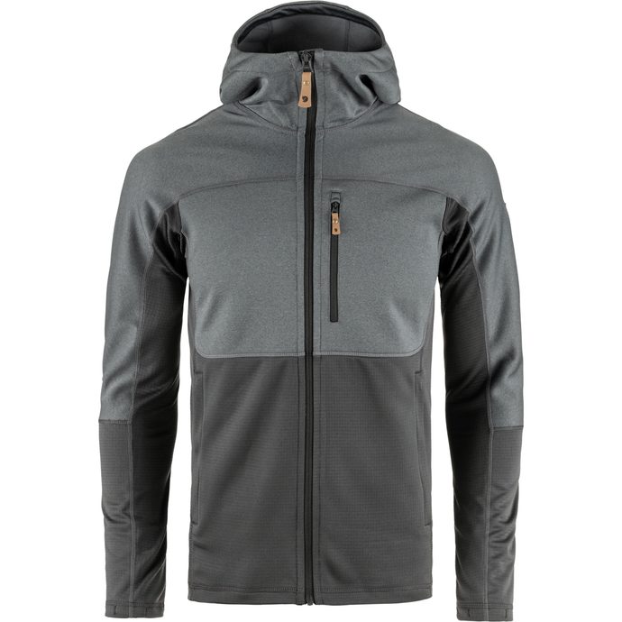 FJÄLLRÄVEN Abisko Trail Fleece M, Iron Grey-Grey