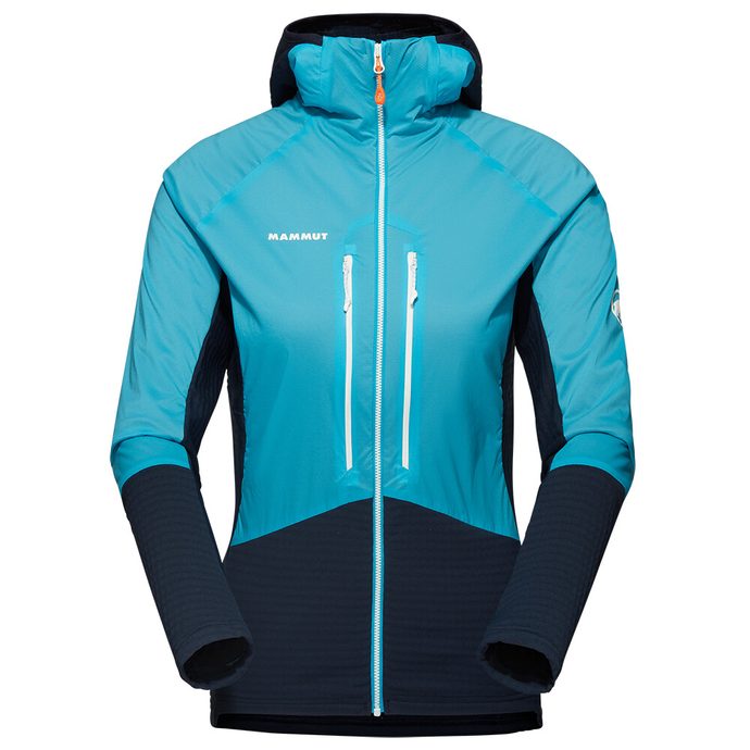 MAMMUT Eiger Nordwand ML Hybrid Hooded Jacket Women, sky-night