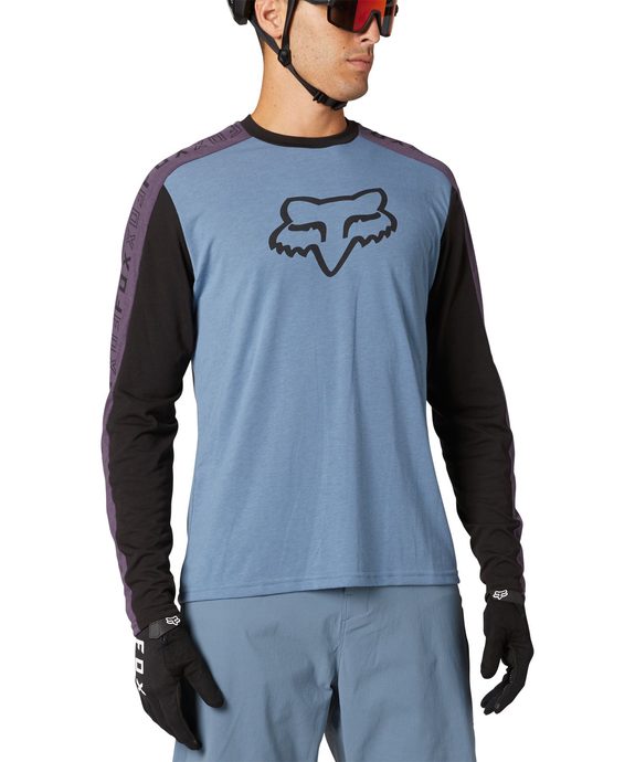 FOX Ranger Dr Ls Jersey, Matte Blue