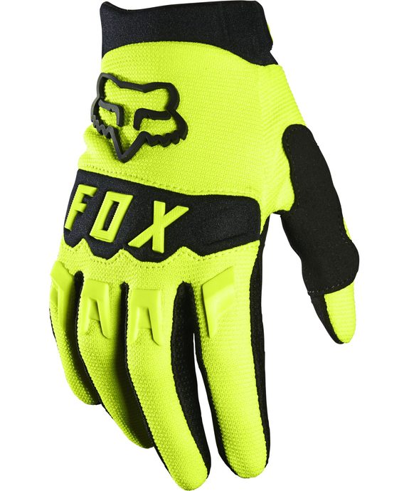FOX Yth Dirtpaw Glove Fluo Yellow