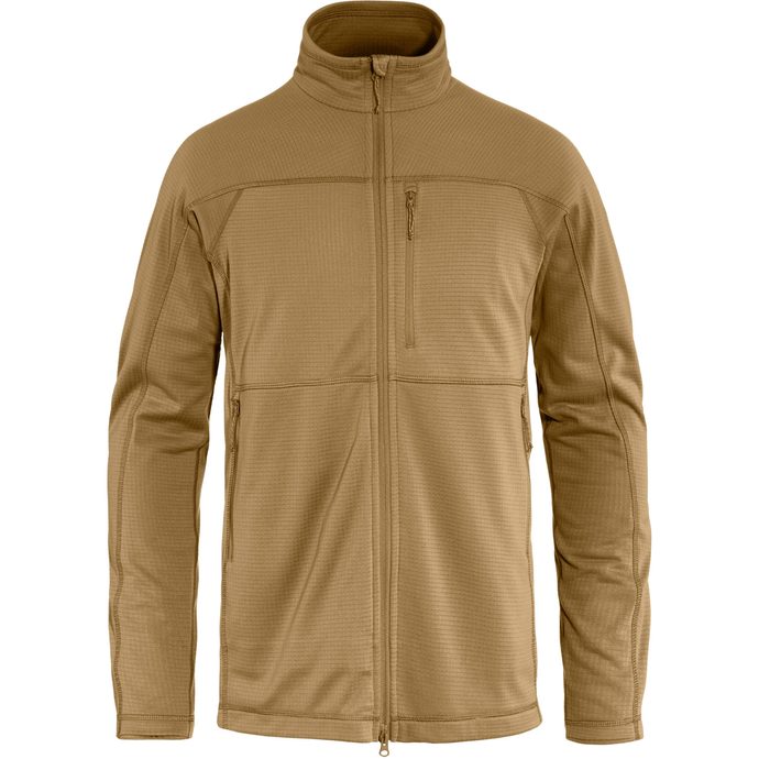 FJÄLLRÄVEN Abisko Lite Fleece Jacket M Buckwheat Brown