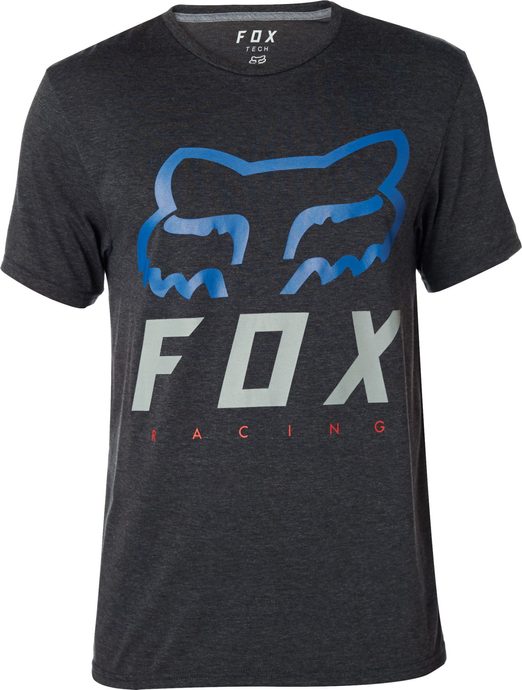 FOX Heritage forger ss tech tee Heather Black