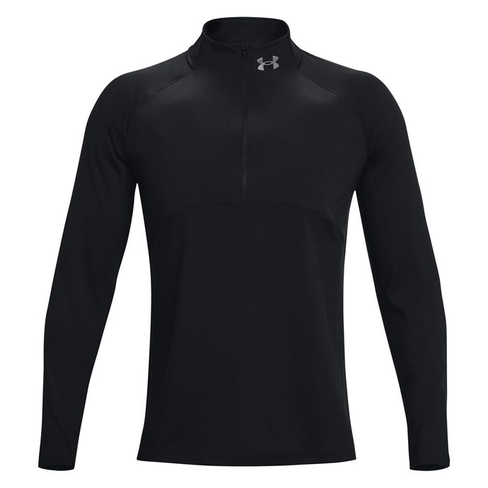  UA Qualifier Run 2.0 1/2 Zip, Black - men's