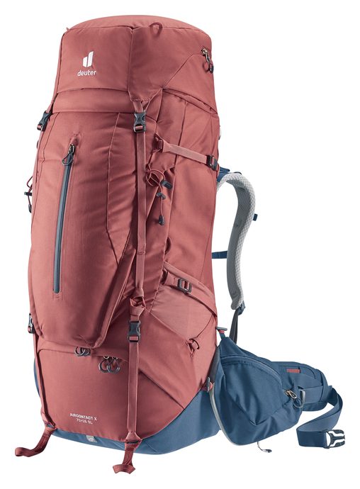 DEUTER Aircontact X 70+15 SL redwood-ink