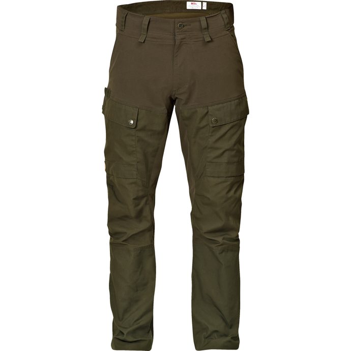 FJÄLLRÄVEN Lappland Hybrid Trousers M, Dark Olive