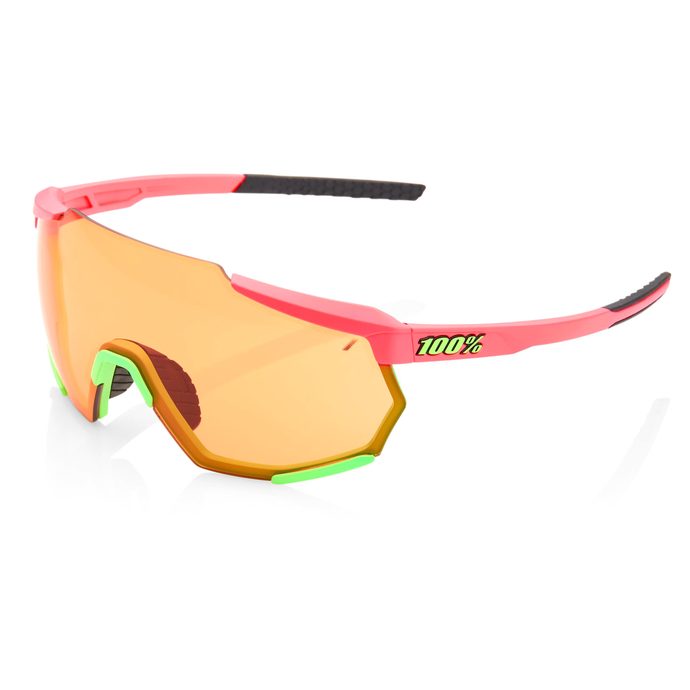 100% Racetrap - Matte Washed Out Neon Pink - Persimmon Lens