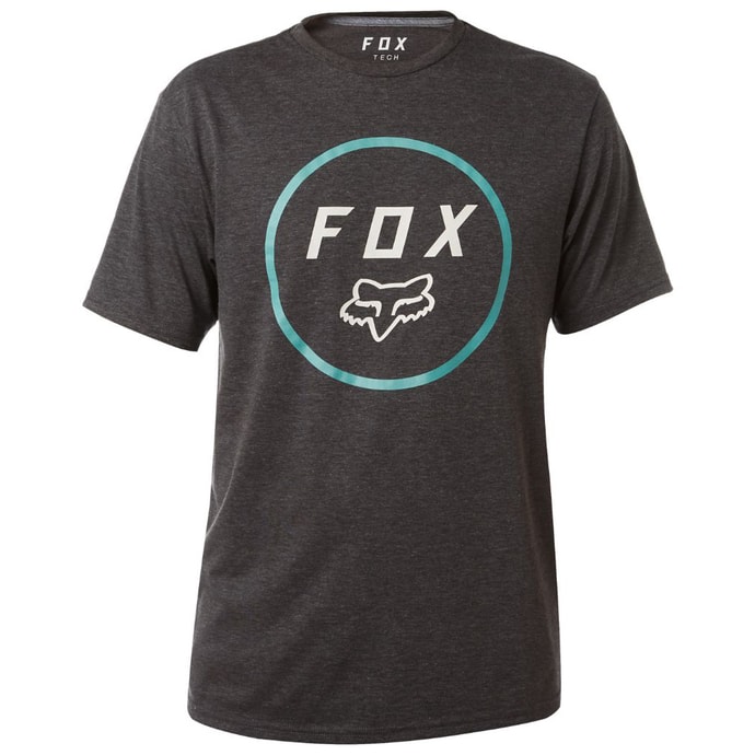 FOX Settled Ss Tech Tee, heather black